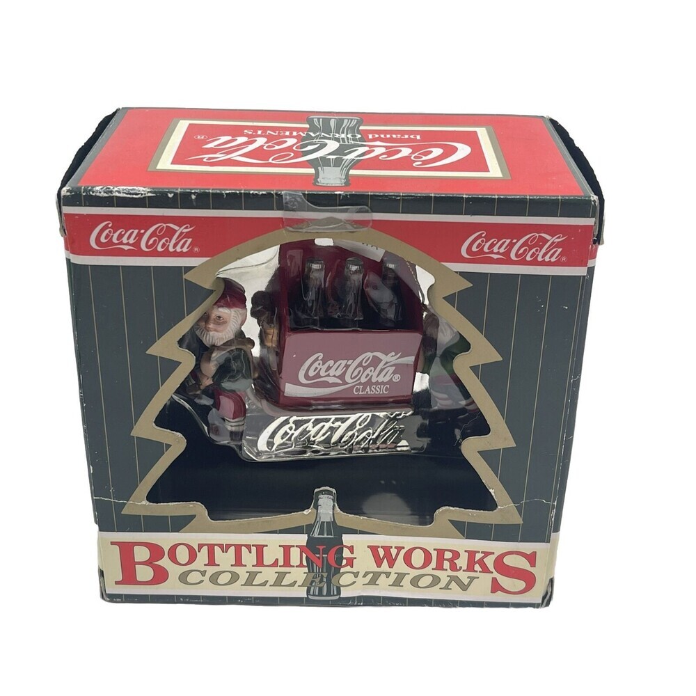 Vintage Coca Cola Ornament Bottling Works Collection 1997 Christmas 3โ
